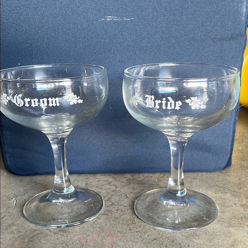 Groom & bride glasses